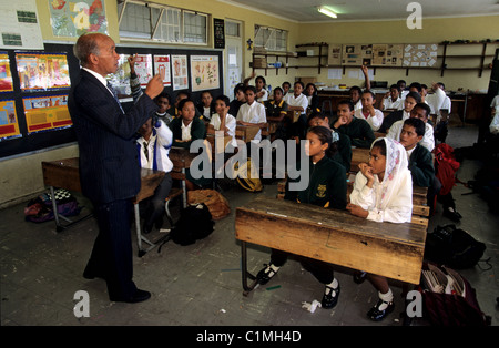 South Africa, Cape Town Region, primary school in township Athlone Stock Photo