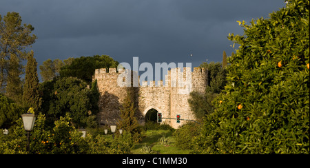 Castle of Vila Viçosa, Alentejo Region of Portugal. Stock Photo