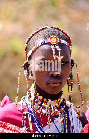 Masai girl hi-res stock photography and images - Alamy