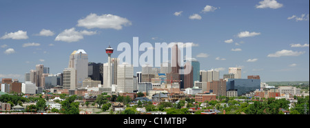 Calgary Alberta Canada skyline (panorama) Stock Photo