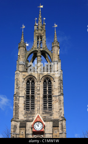 The lantern tower of St Nicholas's cathedral, Newcastle Upon Tyne, NE England, UK Stock Photo