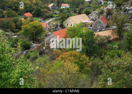 Montenegro, Northern mountains, Cetinje city Stock Photo