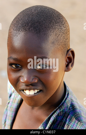 Kenya, Lamu Island, Lamu city listed as World Heritage by UNESCO Stock Photo