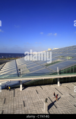 Egypt, the Mediterranean coast, Alexandria, Alexandrina Library Stock Photo