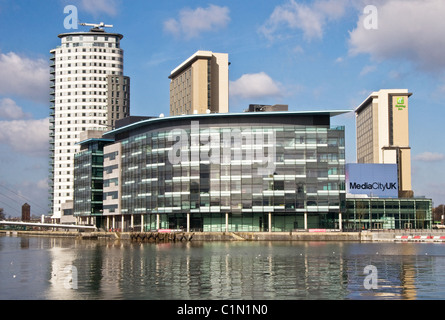 MediaCityUK, Salford Quays, Salford, Greater Manchester, England, UK Stock Photo
