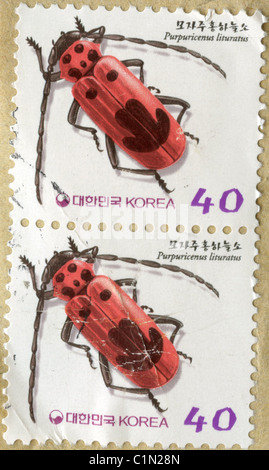 Korea postage stamps Stock Photo