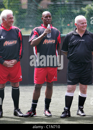 Ian Wright 'Talksport Radio Football Match' between teams from the ...