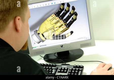 Bionic Hand The world's most advanced, commercially available, bionic hand has won the UK's top engineering prize. The i-LIMB, Stock Photo