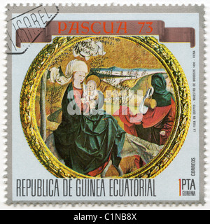 Equatorial Guinea postage stamp Stock Photo