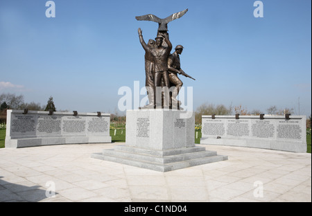 Polish War memorial National Memorial Arboretum Stock Photo