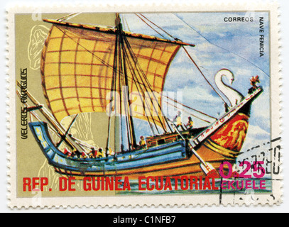 Republic de Guinea Ecuatorial postage stamp Stock Photo