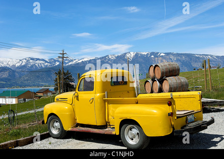 United States, Washington state, Manson area, lake Chelan winery Stock Photo