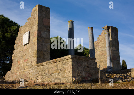 Roman Ruins At Mir biga Santiago Do Cacem In Alentejo Region Of Roman Ruins At Mir biga Santiago Do Cacem In Alentejo Region Of