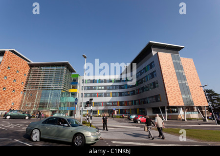 The Queen Alexander Hospital at Cosham near portsmouth built under the private finance initiative PFI Stock Photo