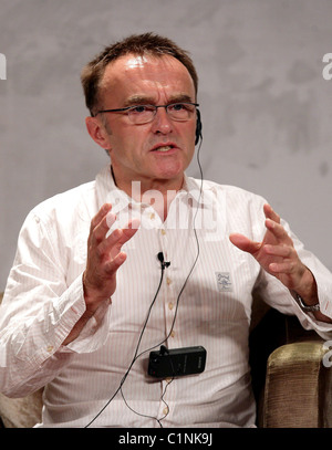 British director Danny Boyle  attends a dialogue on film during the 12th Shanghai International Film Festival Shanghai, China - Stock Photo