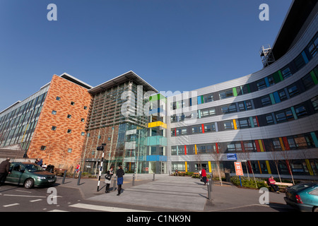 The Queen Alexander Hospital at Cosham near portsmouth built under the private finance initiative PFI Stock Photo