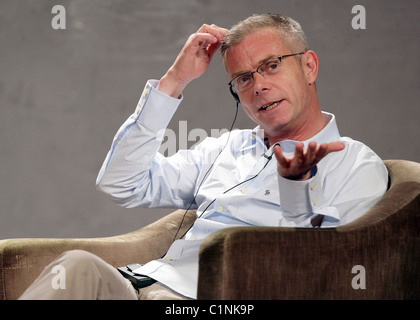 British director Stephen Daldry  attends a dialogue on film during the 12th Shanghai International Film Festival Shanghai, Stock Photo