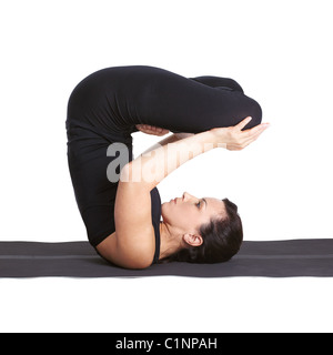 yoga exercise on the mat,urdhva chaturanga dandasana Stock Photo - Alamy