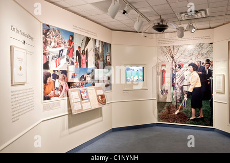 Lady Bird Johnson accomplishments Stock Photo