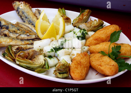 Spain, Valencia, assorted tapas Stock Photo
