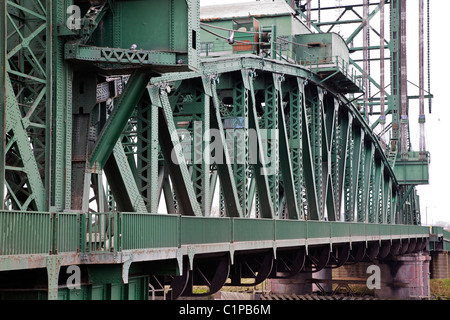 Newport Bridge over river Tees, Teeside UK Stock Photo