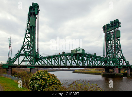 Newport Bridge over river Tees, Teeside UK Stock Photo