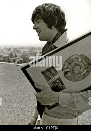 JIM WEBB US pop composer in 1969 with a golden disc award for Wichita Lineman. Photo Doris Nieh Stock Photo