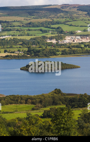 Northern Ireland, Fermanagh, Lakelands, View over Lower Lough Macnean. Stock Photo