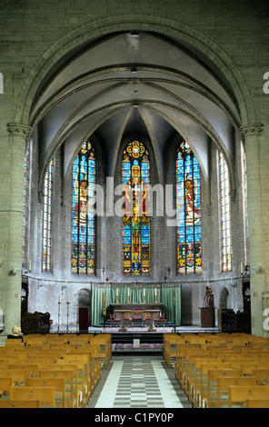 Abbey de la Cambre interior Stock Photo