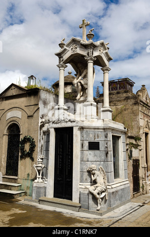 La Recoleta cemetery, neighborhood of Recoleta, Buenos Aires, Argentina Stock Photo