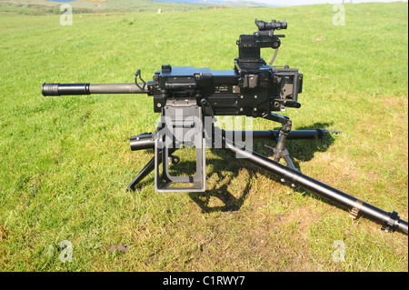 An MK19 40mm machine gun. Stock Photo