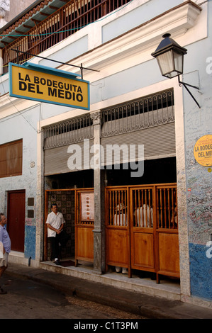 Bar La Bodeguita del Medio Havana Cuba Stock Photo