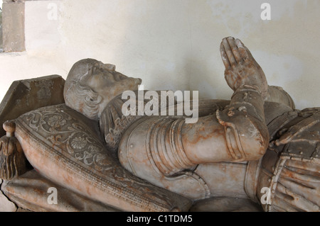 Sir William Roberts tomb, St. James Church, Sutton Cheney, Leicestershire, England, UK Stock Photo