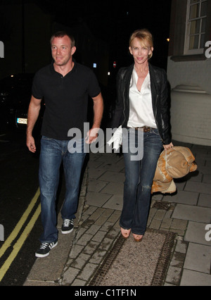 Guy Ritchie and Trudi Styler arrive at the Punchbowl to celebrate the birthday party of Trudie Styler's daughter Coco London, Stock Photo