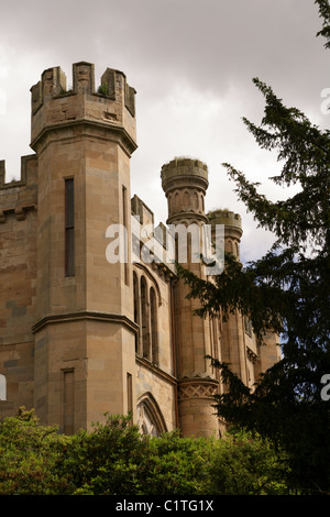 The ruin of Crawford Priory near Springfield Fife. Stock Photo