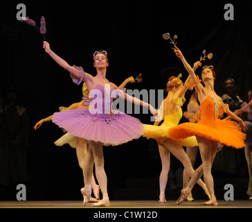 The Mariinsky (Kirov) Ballet & Opera ensemble perform 'Sleeping Beauty' at Royal Opera House London, England - 14.08.09 ( ): Stock Photo