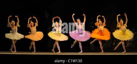 The Mariinsky (Kirov) Ballet & Opera ensemble perform 'Sleeping Beauty' at Royal Opera House London, England - 14.08.09 ( ): Stock Photo