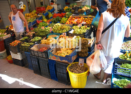 Bazaar in greece Stock Photo