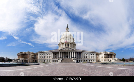 US United States Capitol building for Democrat Republican Government Senate congress parliament Stock Photo