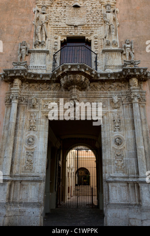 The Casa de Montejo (Montejo's House) was built in 1569 by Mérida’s founder, Francisco de Montejo. Merida, Yucatan, Mexico. Stock Photo
