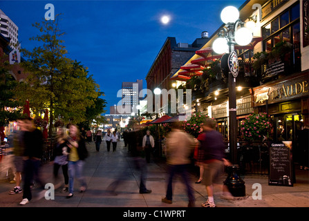 Canadian Cities, Byward Market in the summer, Ottawa Ontario Canada. Stock Photo