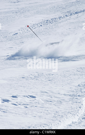 Ski touring in the Silvretta region of Austria Stock Photo