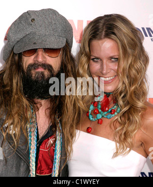 Director Rob Zombie and Sheri Moon Zombie Los Angeles Premiere of 'Halloween II' held at the Grauman's Chinese Theatre - Stock Photo