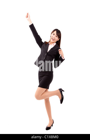 Happy Asian young business woman Stock Photo