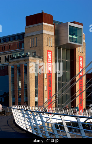 Daytime view of the BALTIC Centre for Contemporary Arts, Newcastle Gateshead Quayside, Gateshead, Tyne and Wear Stock Photo