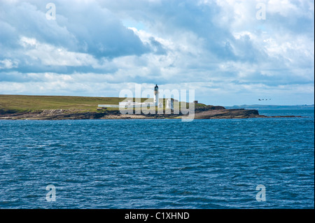 Lighthouse on the Island of Stroma in the Pentland Firth, Caithness ...