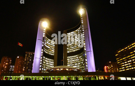 Canadian Cities, City Hall, Toronto Ontario Canada. Stock Photo
