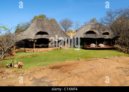 Elsa's Kopje luxury lodge, Meru National Park, Kenya, Africa Stock Photo