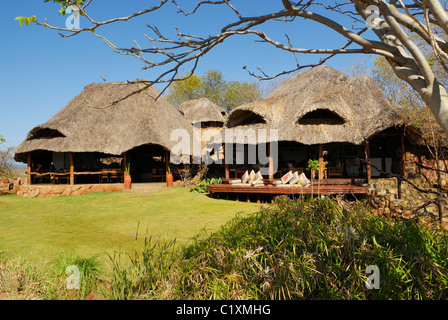 Elsa's Kopje luxury lodge, Meru National Park, Kenya, Africa Stock Photo