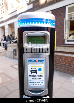 Elektrobay charging station Malet Street London Stock Photo